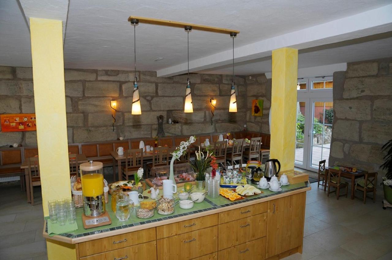 Pension Rosengaertchen Absberg Buitenkant foto